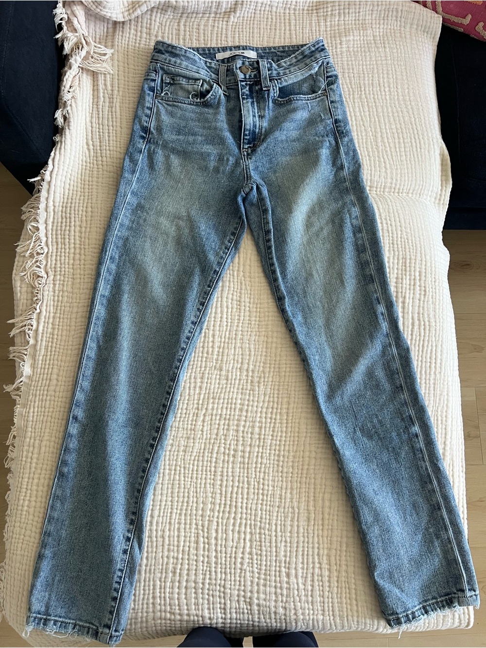 Joe's Jeans Light Blue High-Rise Denim Jeans - Picture 3 of 13